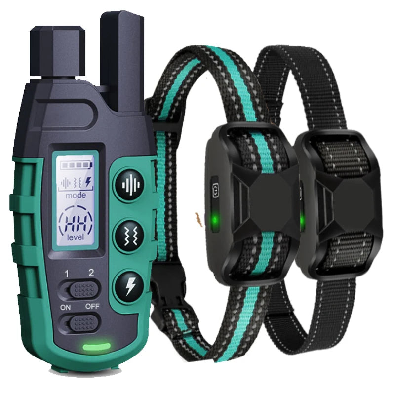 Electric Dog Training Collar Remote Control With Shock Vibration sounds