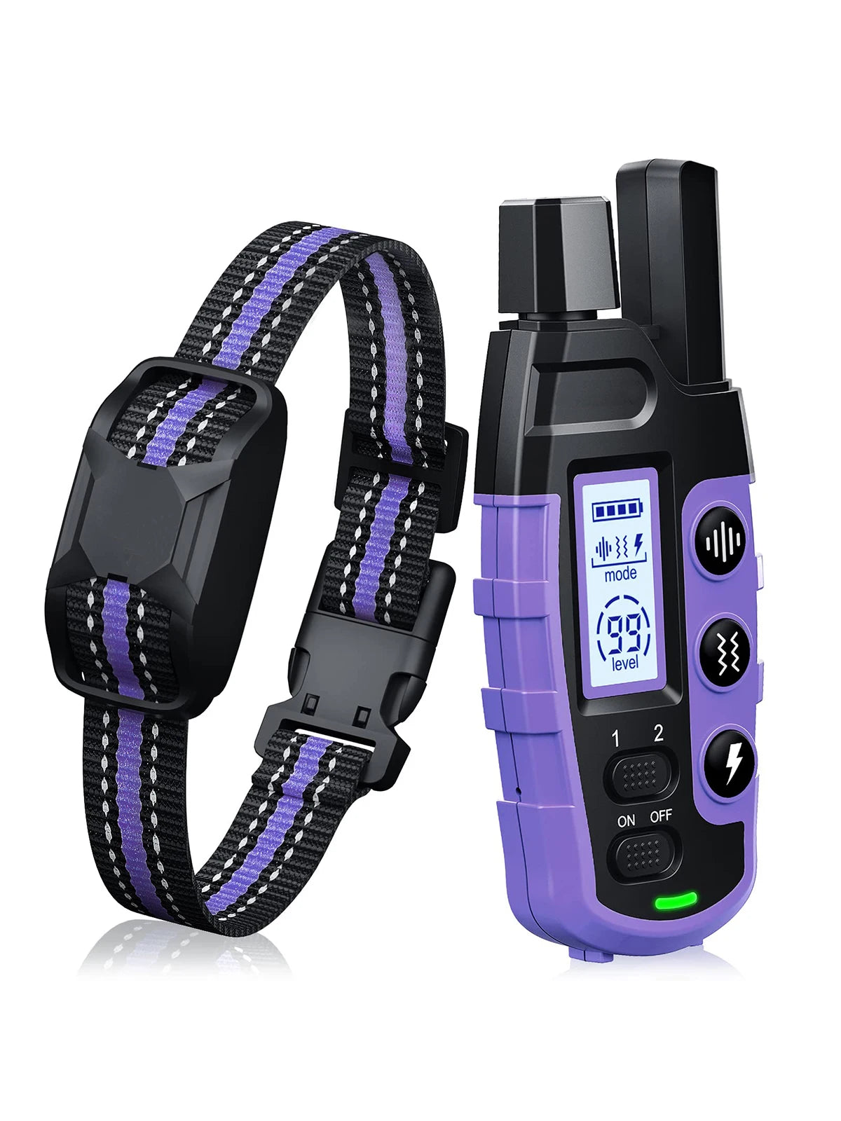 Electric Dog Training Collar Remote Control With Shock Vibration sounds